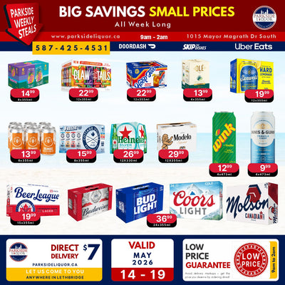 Parkside Liquor Lethbridge Weekly Flyer