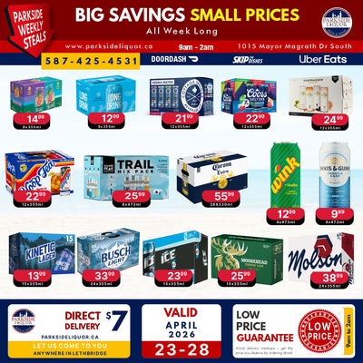 Parkside Liquor Lethbridge weekly flyer