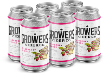 Growers Raspberry Ginger 6 Cans