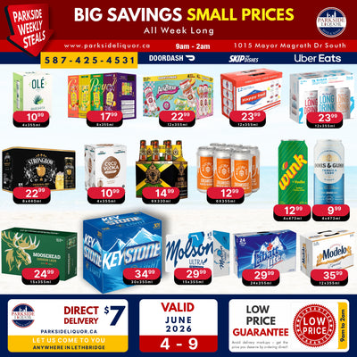 Parkside Liquor Lethbridge Weekly Flyer