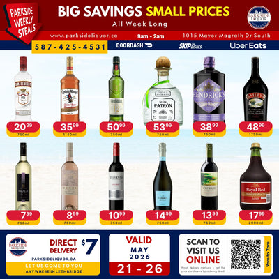 Parkside Liquor Lethbridge Flyer