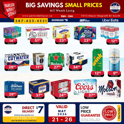 Parkside Liquor Lethbridge Flyer