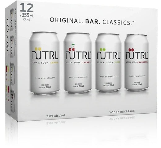 Nutrl Bar Classics Mixer 12 Cans