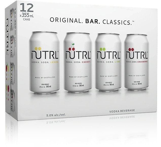 Nutrl Bar Classics Mixer 12 Cans