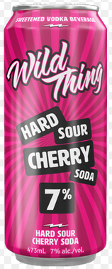 Wild Thing Hard Sour Cherry Soda 473ml