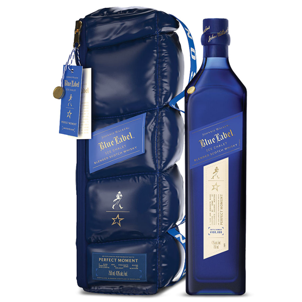 Johnnie Walker Blue  Label Ice Chalet 750mL