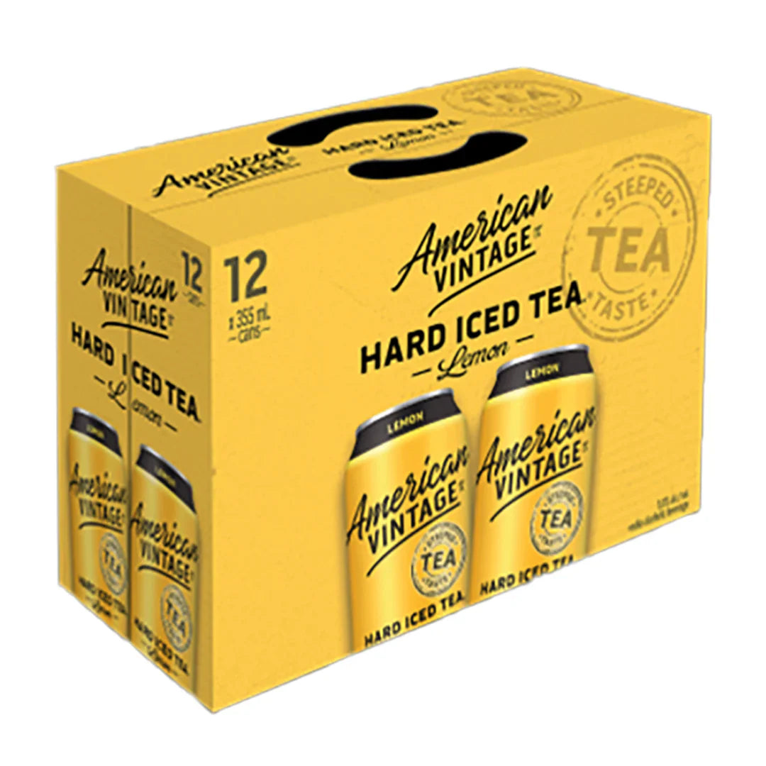 American Vintage Hard Ice Lemon 12x355mL