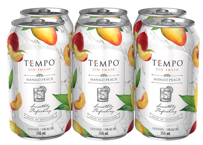 Tempo Gin Smash Mango Peach 6 Cans