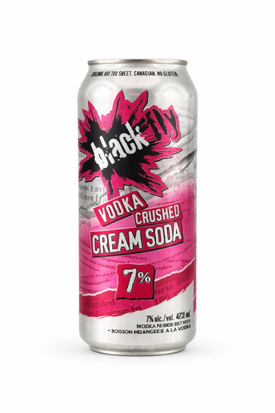 Black Fly Vodka Cream Soda 473ml