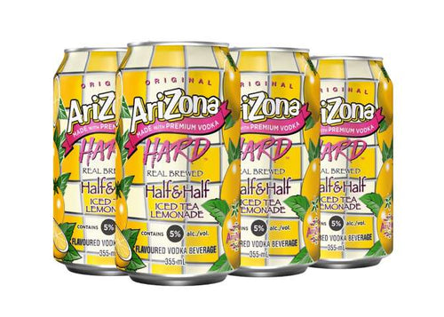 Arizona Hard Half & Half Iced Tea Lemonade 6 Cans
