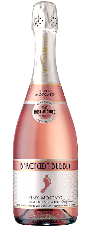 Barefoot Bubbly Pink Moscato 750ml