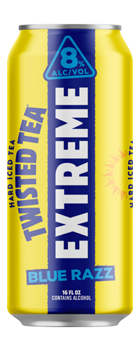Twisted Tea Hard Extreme Blue Razz 473mL