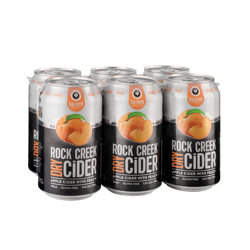 Rock Creek Peach Cider 6 Cans