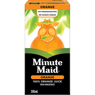Minute Maid Orange Juice 200ml
