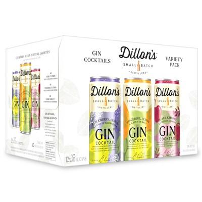 Dillon's Gin Cocktails Variety Pack 12 Cans