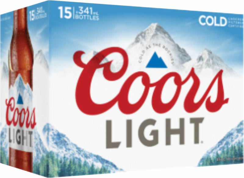 Coors Light 15 Bottles