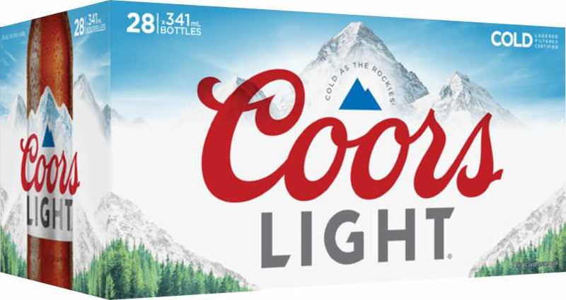 Coors Light 28 Bottles