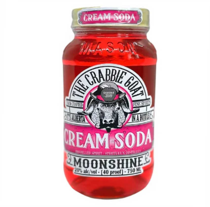 Crabbie Goat Cream Soda Moonshine 750mL