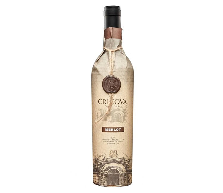 Cricova Paper Wrap Merlot 750mL