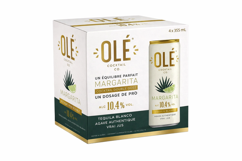 Ole Double Shot Margarita 4 Cans