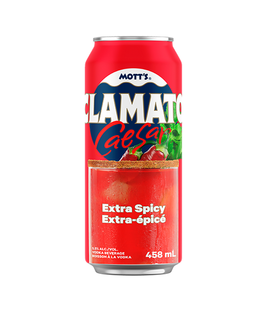 Mott'S Clamato Caesar Extra Spicy 458ml