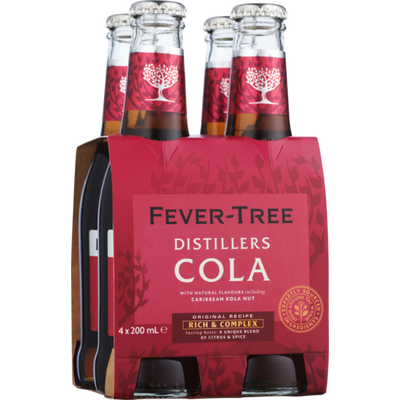 Fever Tree Distillers Cola 4 Bottles