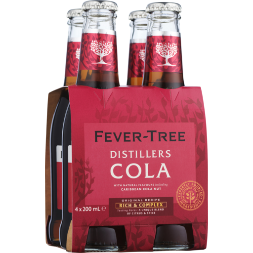 Fever Tree Distillers Cola 4 Bottles