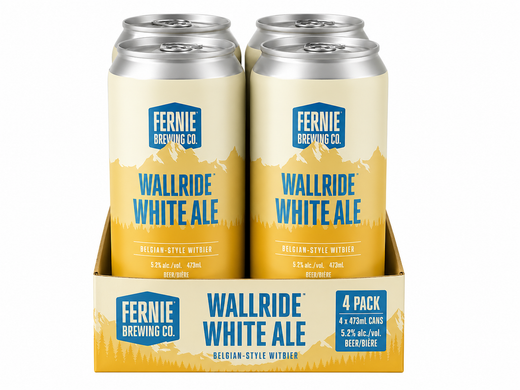 Fernie Wallride White Ale 4Cans