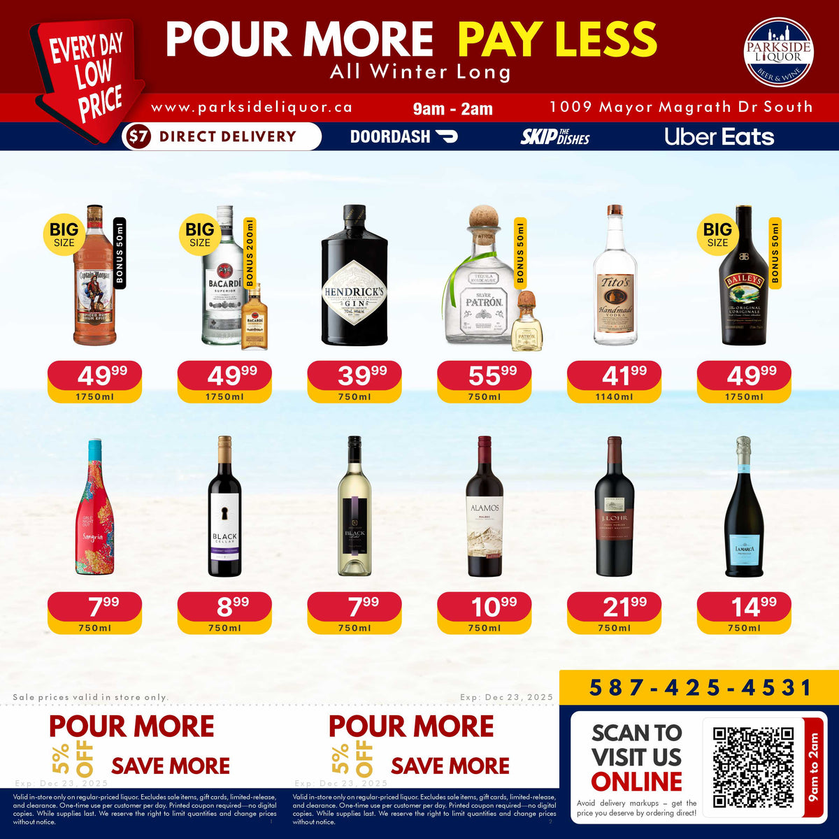 Pour More Spirits & Wines All Winter Long