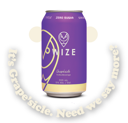 Wize Grape'Sicle Soda 6 Cans
