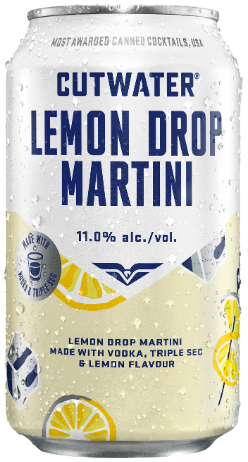 Cutwater Lemon Drop Martini 4 Cans