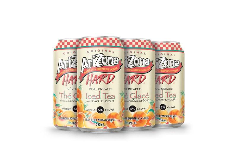Arizona Hard Peach Iced Tea 6 Cans
