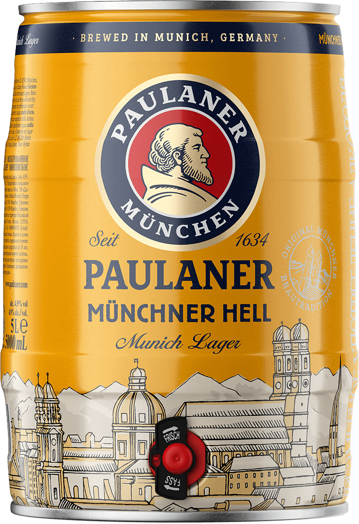 Paulaner Munchner Hell Munich Lager 5000ml