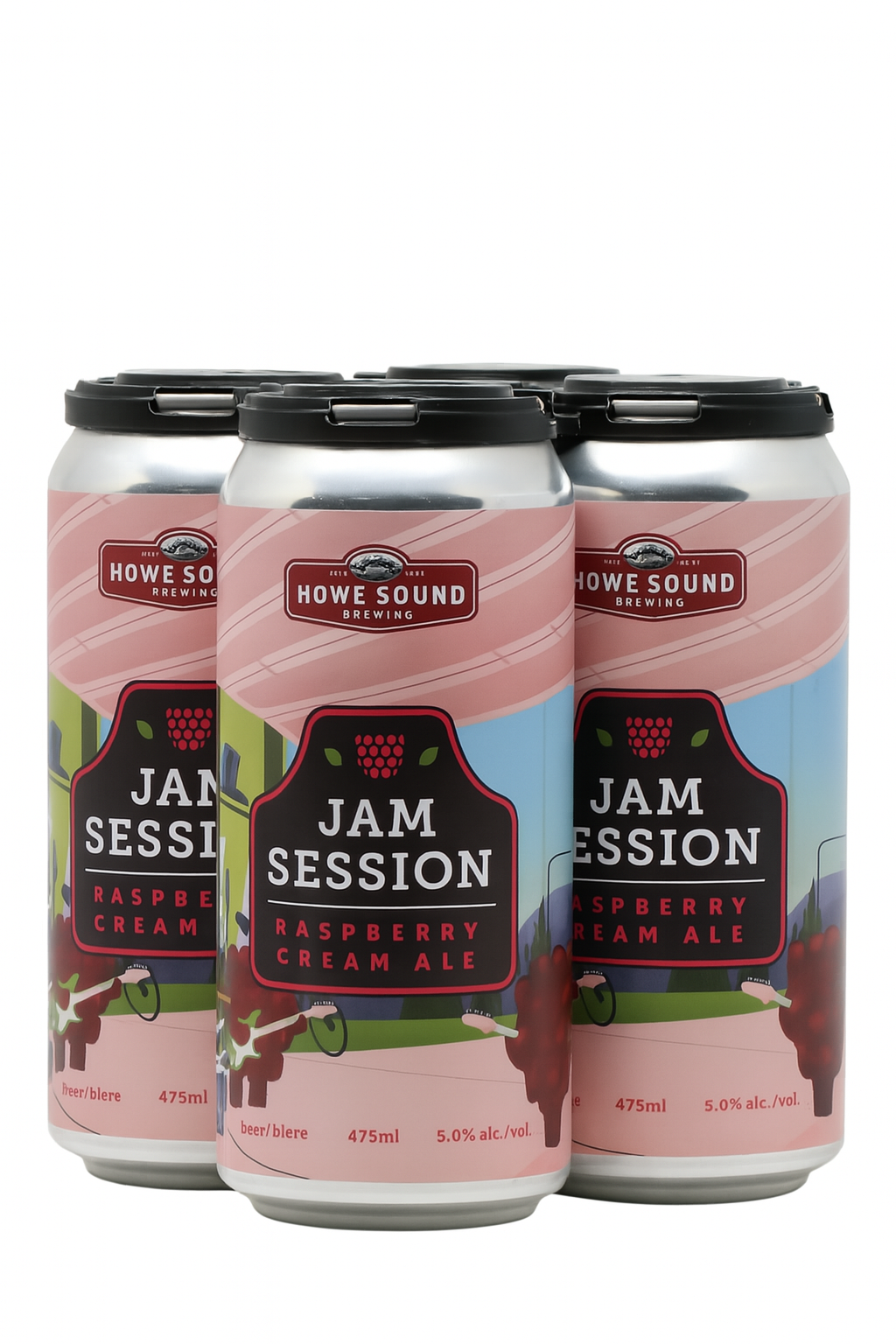 Howe Sound Jam Session Raspberry 4x473mL
