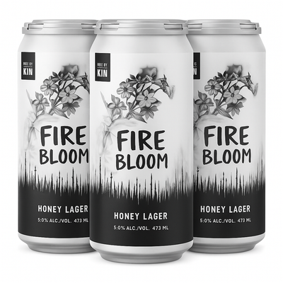 Fire Bloom Honey Lager 4x473ml