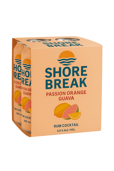 Shore Break Passion Orange Guava 4 Cans
