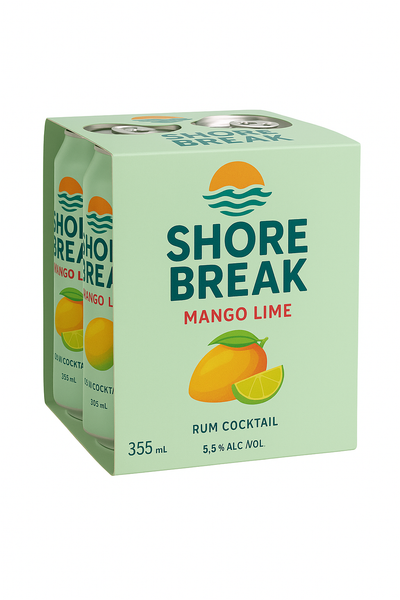 Shore Break Mango Lime 4 Cans