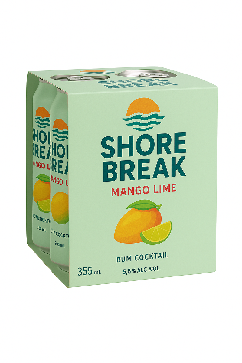 Shore Break Mango Lime 4 Cans