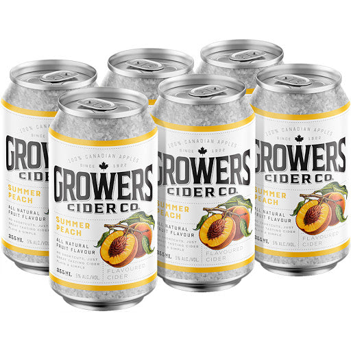 Growers Peach 6 Cans