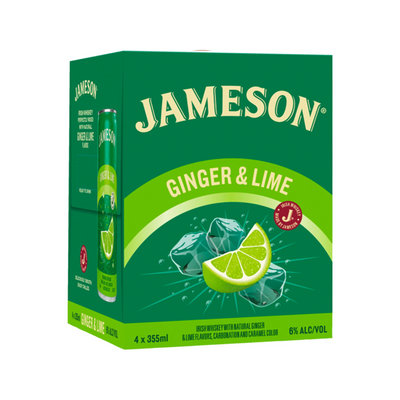 Jameson Ginger And Lime 4 Cans