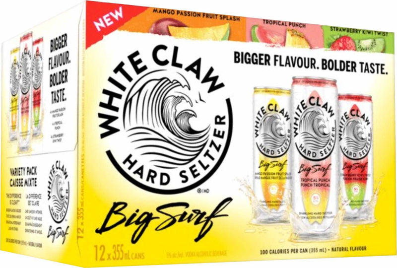 White Claw Big Surf Variety Pack 12x355ml